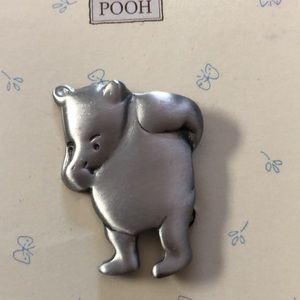 Winnie The Pooh fine pewter brooch